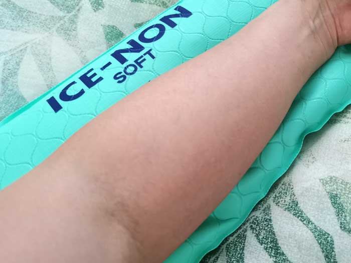 スズメバチに刺されて痛い！腕が腫れたので５時間ぐらい冷やしたよ