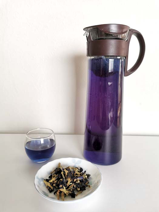 バタフライピーを飲む