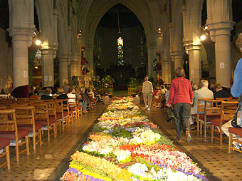 クライストチャーチのフラワーフェスティバル２　大聖堂の塔にも登る