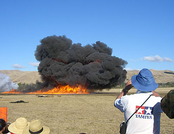 ブレナムで航空ショー