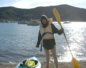 ピクトンでウォーキング＆カヤック