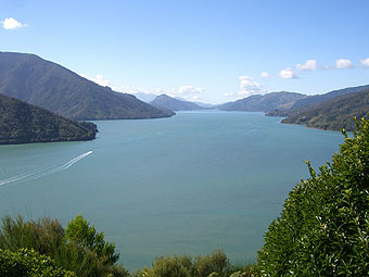 マルボロからネルソンへ向かう　たくさんの美しい景色