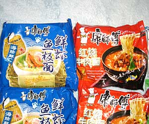 康師傅のラーメン